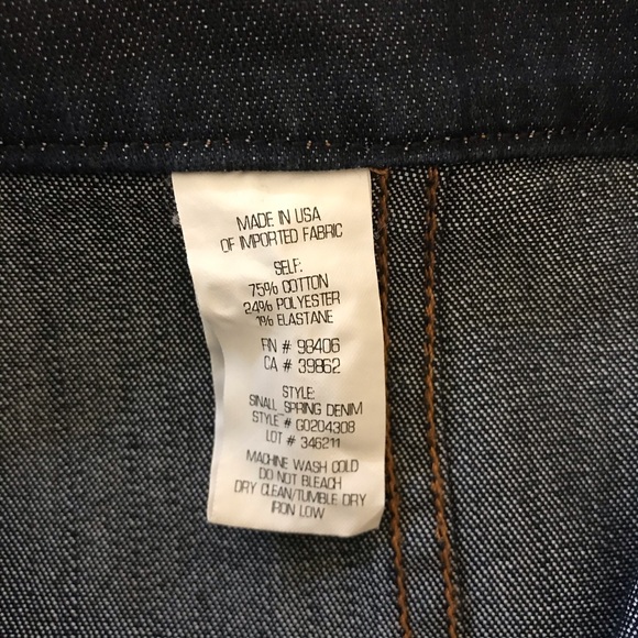 EUC Theory button front denim jean mini skirt, 12 - Picture 5 of 5